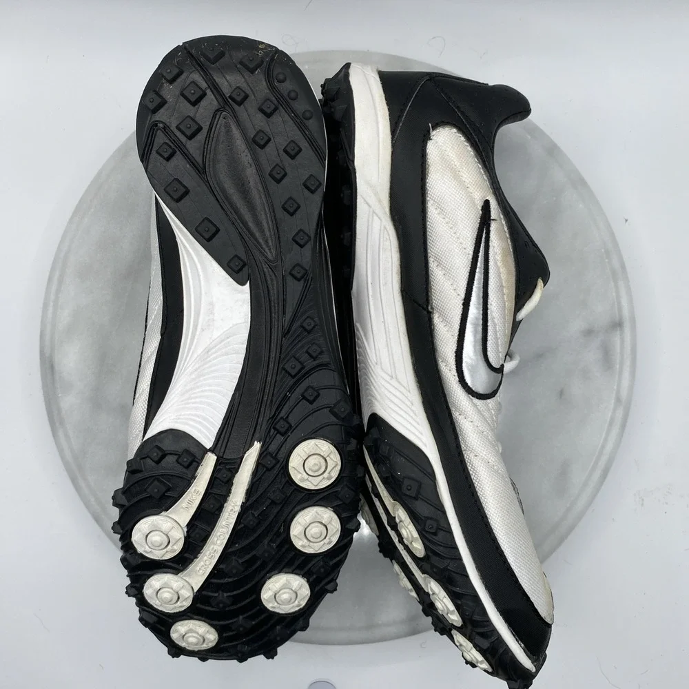 Women's 10 Nike Rival XC 6 Jenna Black White Cross Country Track Running *Read